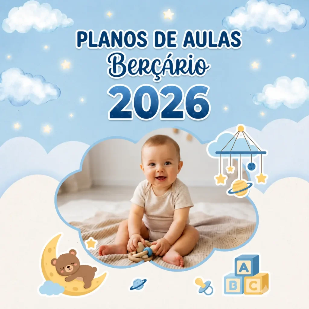 Capa do material 240 Planos de Aula Berçário 2026